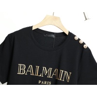 Cheap Balmain T-Shirts Short Sleeved For Women #1100927 Replica Wholesale [$34.00 USD] [ITEM#1100927] on Replica Balmain T-Shirts