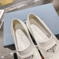Cheap Prada Leather Shoes For Women #1107478 Replica Wholesale [$96.00 USD] [ITEM#1107478] on Replica Prada Leather Shoes