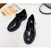 Cheap Prada Leather Shoes For Women #1110039 Replica Wholesale [$92.00 USD] [ITEM#1110039] on Replica Prada Leather Shoes