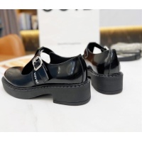 Cheap Prada Leather Shoes For Women #1110039 Replica Wholesale [$92.00 USD] [ITEM#1110039] on Replica Prada Leather Shoes