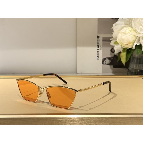 Cheap Yves Saint Laurent YSL AAA Quality Sunglasses #1111297 Replica Wholesale [$56.00 USD] [ITEM#1111297] on Replica Yves Saint Laurent YSL AAA Quality Sunglasses