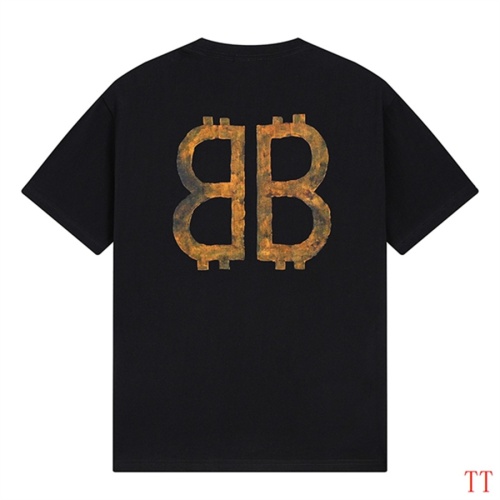 Cheap Balenciaga T-Shirts Short Sleeved For Men #1111955 Replica Wholesale [$27.00 USD] [ITEM#1111955] on Replica Balenciaga T-Shirts