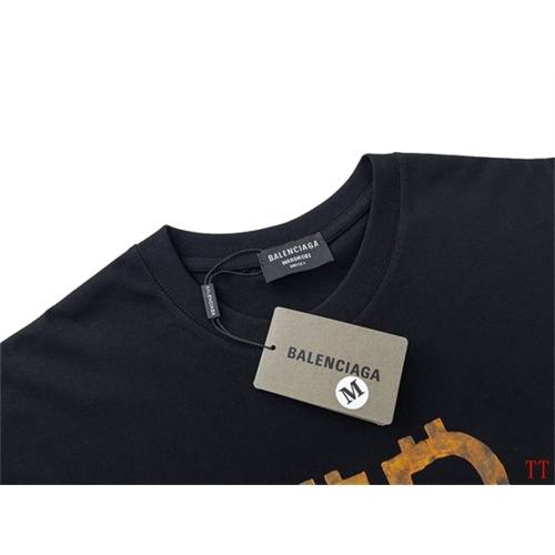 Cheap Balenciaga T-Shirts Short Sleeved For Men #1111955 Replica Wholesale [$27.00 USD] [ITEM#1111955] on Replica Balenciaga T-Shirts
