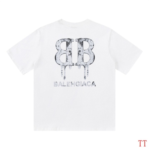 Cheap Balenciaga T-Shirts Short Sleeved For Men #1111960 Replica Wholesale [$27.00 USD] [ITEM#1111960] on Replica Balenciaga T-Shirts