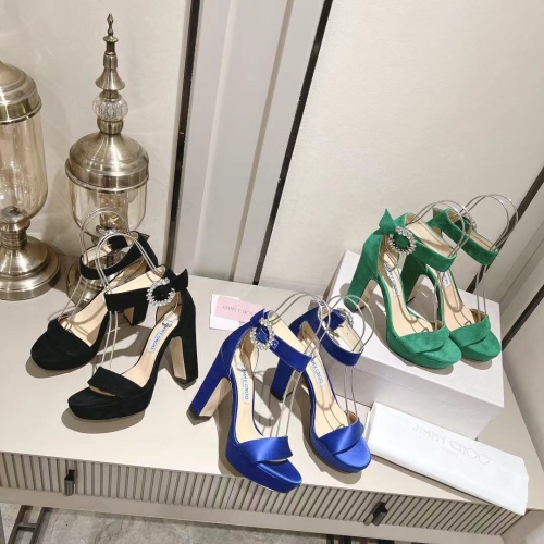 Cheap Jimmy Choo Sandals For Women #1111966 Replica Wholesale [$122.00 USD] [ITEM#1111966] on Replica Jimmy Choo Sandals