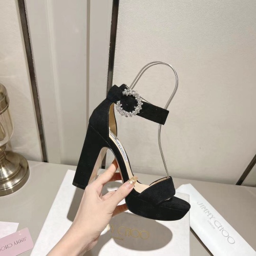 Cheap Jimmy Choo Sandals For Women #1111968 Replica Wholesale [$122.00 USD] [ITEM#1111968] on Replica Jimmy Choo Sandals