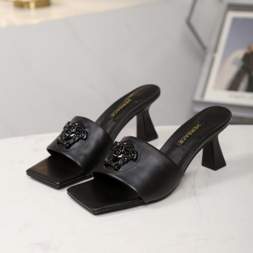 Cheap Versace Slippers For Women #1111972 Replica Wholesale [$82.00 USD] [ITEM#1111972] on Replica Versace Slippers