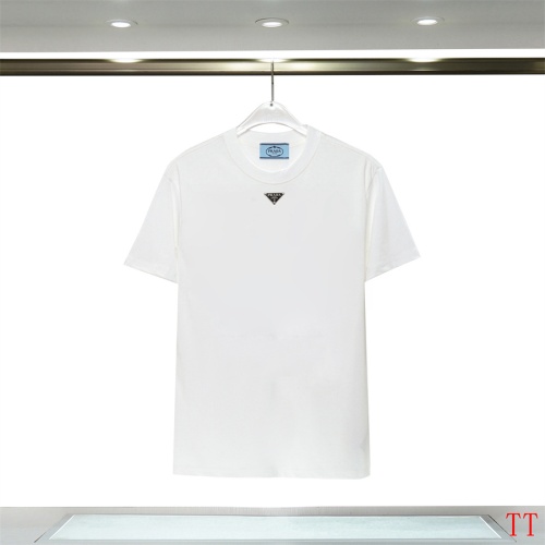 Cheap Prada T-Shirts Short Sleeved For Unisex #1112017 Replica Wholesale [$32.00 USD] [ITEM#1112017] on Replica Prada T-Shirts