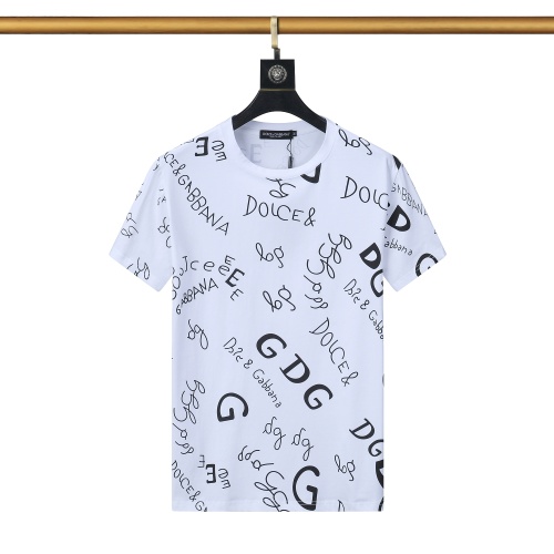 Cheap Dolce &amp; Gabbana D&amp;G T-Shirts Short Sleeved For Men #1112144 Replica Wholesale [$27.00 USD] [ITEM#1112144] on Replica Dolce &amp; Gabbana D&amp;G T-Shirts