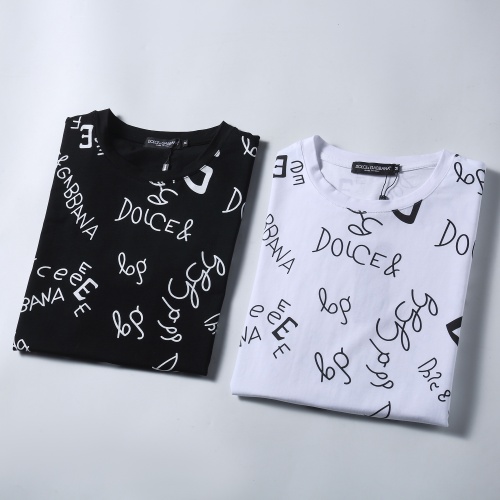 Cheap Dolce &amp; Gabbana D&amp;G T-Shirts Short Sleeved For Men #1112144 Replica Wholesale [$27.00 USD] [ITEM#1112144] on Replica Dolce &amp; Gabbana D&amp;G T-Shirts