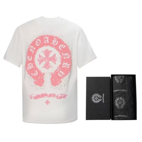 Cheap Chrome Hearts T-Shirts Short Sleeved For Unisex #1112382 Replica Wholesale [$48.00 USD] [ITEM#1112382] on Replica Chrome Hearts T-Shirts