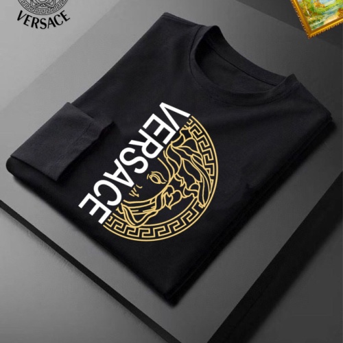 Cheap Versace T-Shirts Long Sleeved For Men #1112658 Replica Wholesale [$34.00 USD] [ITEM#1112658] on Replica Versace T-Shirts