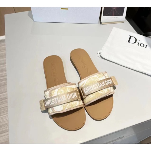 Cheap Christian Dior Slippers For Women #1112921 Replica Wholesale [$64.00 USD] [ITEM#1112921] on Replica Christian Dior Slippers