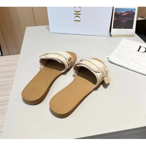 Cheap Christian Dior Slippers For Women #1112921 Replica Wholesale [$64.00 USD] [ITEM#1112921] on Replica Christian Dior Slippers