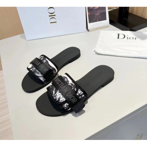 Cheap Christian Dior Slippers For Women #1112923 Replica Wholesale [$64.00 USD] [ITEM#1112923] on Replica Christian Dior Slippers