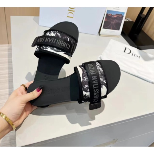 Cheap Christian Dior Slippers For Women #1112923 Replica Wholesale [$64.00 USD] [ITEM#1112923] on Replica Christian Dior Slippers