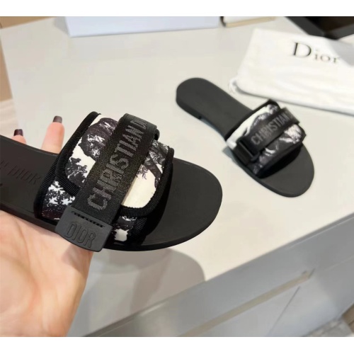 Cheap Christian Dior Slippers For Women #1112923 Replica Wholesale [$64.00 USD] [ITEM#1112923] on Replica Christian Dior Slippers