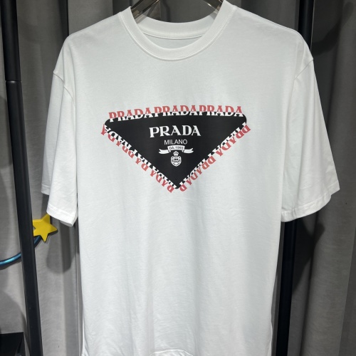 Cheap Prada T-Shirts Short Sleeved For Men #1113115 Replica Wholesale [$36.00 USD] [ITEM#1113115] on Replica Prada T-Shirts