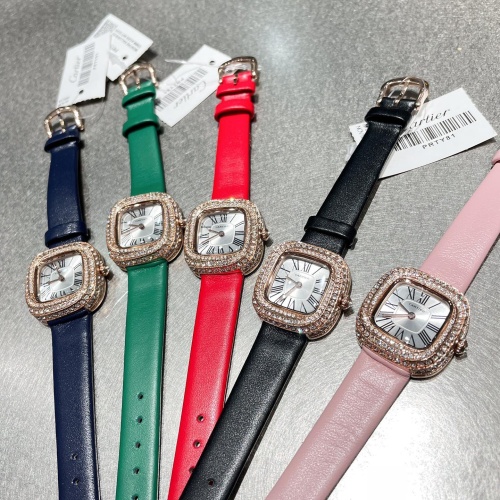 Cheap Cartier AAA Quality Watches In Pink For Women #1113191 Replica Wholesale [$135.00 USD] [ITEM#1113191] on Replica Cartier AAA Quality Watches