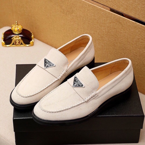 Cheap Prada Leather Shoes For Men #1113348 Replica Wholesale [$102.00 USD] [ITEM#1113348] on Replica Prada Leather Shoes