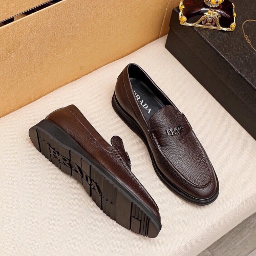 Cheap Prada Leather Shoes For Men #1113350 Replica Wholesale [$102.00 USD] [ITEM#1113350] on Replica Prada Leather Shoes