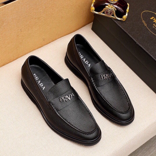 Cheap Prada Leather Shoes For Men #1113351 Replica Wholesale [$102.00 USD] [ITEM#1113351] on Replica Prada Leather Shoes