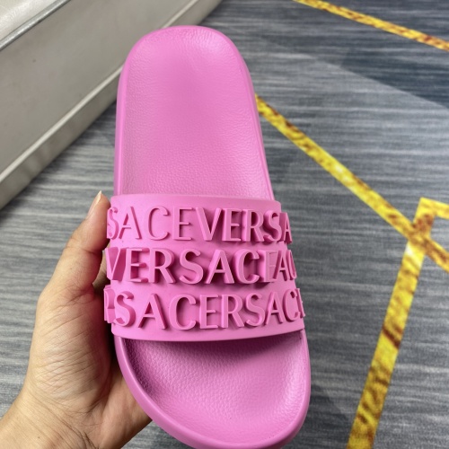 Cheap Versace Slippers For Women #1113768 Replica Wholesale [$52.00 USD] [ITEM#1113768] on Replica Versace Slippers