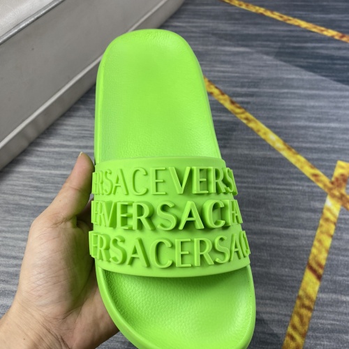 Cheap Versace Slippers For Men #1113773 Replica Wholesale [$52.00 USD] [ITEM#1113773] on Replica Versace Slippers