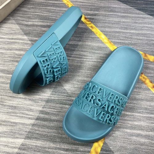 Cheap Versace Slippers For Men #1113775 Replica Wholesale [$52.00 USD] [ITEM#1113775] on Replica Versace Slippers
