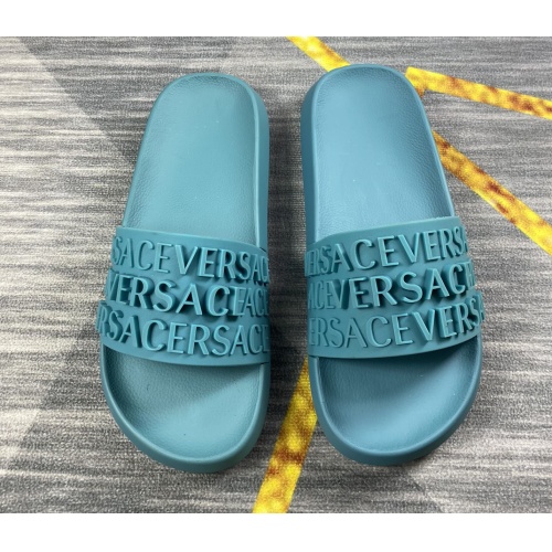 Cheap Versace Slippers For Women #1113776 Replica Wholesale [$52.00 USD] [ITEM#1113776] on Replica Versace Slippers