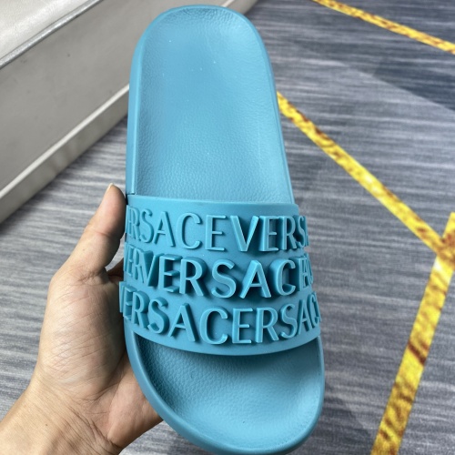 Cheap Versace Slippers For Women #1113776 Replica Wholesale [$52.00 USD] [ITEM#1113776] on Replica Versace Slippers