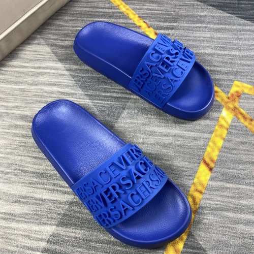 Cheap Versace Slippers For Men #1113777 Replica Wholesale [$52.00 USD] [ITEM#1113777] on Replica Versace Slippers
