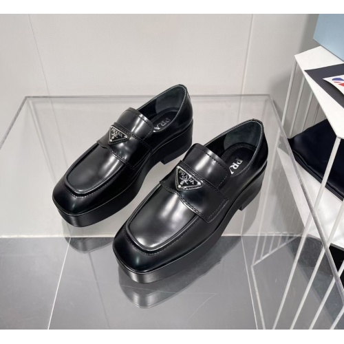 Cheap Prada Leather Shoes For Women #1114139 Replica Wholesale [$108.00 USD] [ITEM#1114139] on Replica Prada Leather Shoes