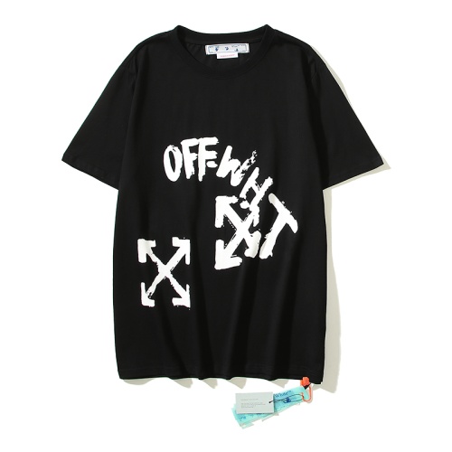 Cheap Off-White T-Shirts Short Sleeved For Unisex #1114534 Replica Wholesale [$27.00 USD] [ITEM#1114534] on Replica Off-White T-Shirts