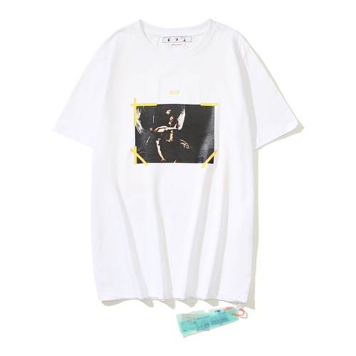 Cheap Off-White T-Shirts Short Sleeved For Unisex #1114538 Replica Wholesale [$29.00 USD] [ITEM#1114538] on Replica Off-White T-Shirts