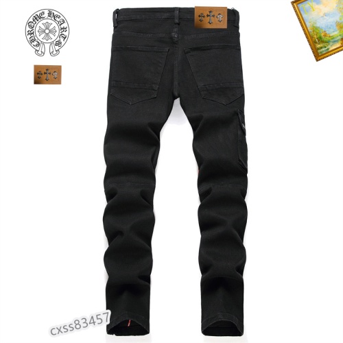 Cheap Chrome Hearts Jeans For Men #1114608 Replica Wholesale [$48.00 USD] [ITEM#1114608] on Replica Chrome Hearts Jeans
