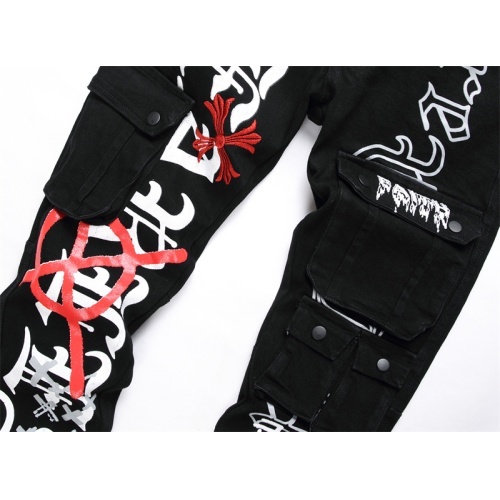Cheap Chrome Hearts Jeans For Men #1114608 Replica Wholesale [$48.00 USD] [ITEM#1114608] on Replica Chrome Hearts Jeans