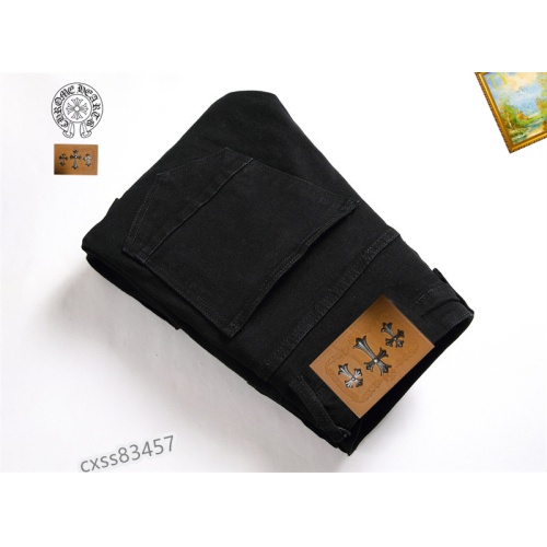Cheap Chrome Hearts Jeans For Men #1114608 Replica Wholesale [$48.00 USD] [ITEM#1114608] on Replica Chrome Hearts Jeans