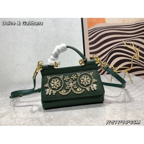 Cheap Dolce &amp; Gabbana D&amp;G AAA Quality Messenger Bags For Women #1114646 Replica Wholesale [$125.00 USD] [ITEM#1114646] on Replica Dolce &amp; Gabbana D&amp;G AAA Quality Messenger Bags