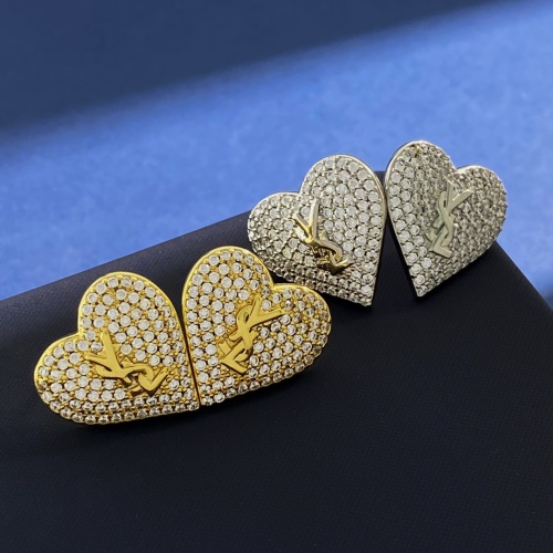 Cheap Yves Saint Laurent YSL Earrings For Women #1115099 Replica Wholesale [$32.00 USD] [ITEM#1115099] on Replica Yves Saint Laurent YSL Earrings
