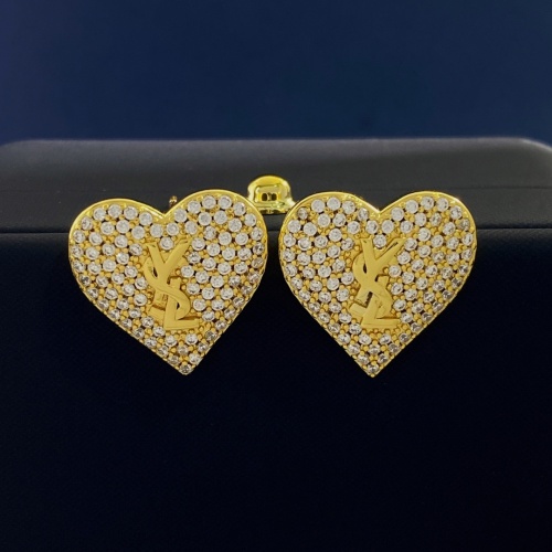 Cheap Yves Saint Laurent YSL Earrings For Women #1115100 Replica Wholesale [$32.00 USD] [ITEM#1115100] on Replica Yves Saint Laurent YSL Earrings