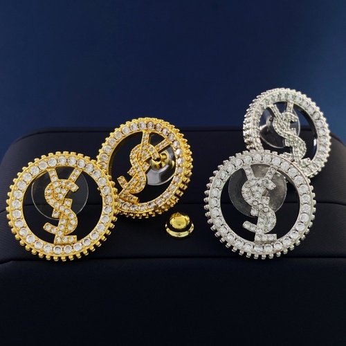 Cheap Yves Saint Laurent YSL Earrings For Women #1115115 Replica Wholesale [$32.00 USD] [ITEM#1115115] on Replica Yves Saint Laurent YSL Earrings