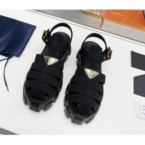 Cheap Prada Sandal For Women #1115277 Replica Wholesale [$112.00 USD] [ITEM#1115277] on Replica Prada Sandal