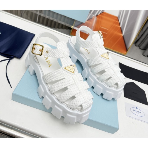 Cheap Prada Sandal For Women #1115278 Replica Wholesale [$112.00 USD] [ITEM#1115278] on Replica Prada Sandal