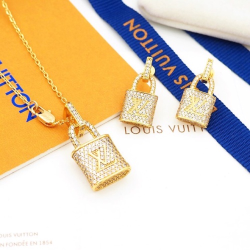 Cheap Louis Vuitton LV Jewelry Set #1115627 Replica Wholesale [$64.00 USD] [ITEM#1115627] on Replica Louis Vuitton LV Jewelry Set