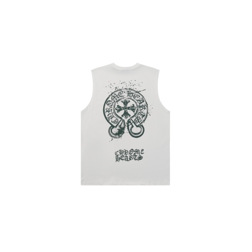 Cheap Chrome Hearts T-Shirts Sleeveless For Unisex #1116719 Replica Wholesale [$40.00 USD] [ITEM#1116719] on Replica Chrome Hearts T-Shirts