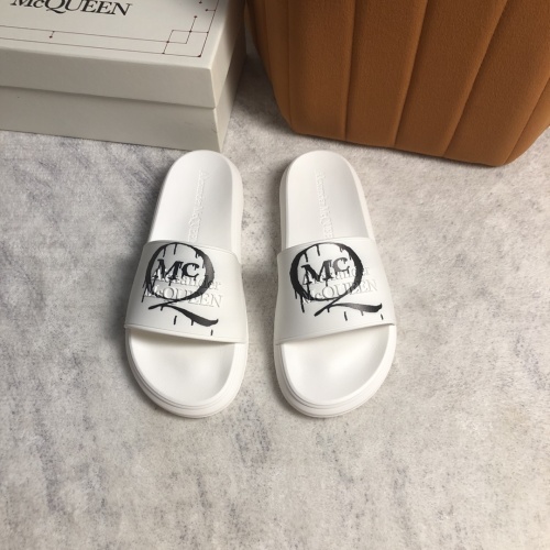 Cheap Alexander McQueen Slippers For Men #1116798 Replica Wholesale [$52.00 USD] [ITEM#1116798] on Replica Alexander McQueen Slippers
