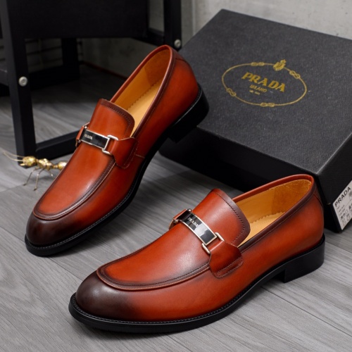 Cheap Prada Leather Shoes For Men #1116897 Replica Wholesale [$92.00 USD] [ITEM#1116897] on Replica Prada Leather Shoes