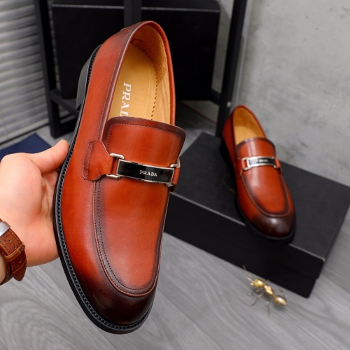 Cheap Prada Leather Shoes For Men #1116897 Replica Wholesale [$92.00 USD] [ITEM#1116897] on Replica Prada Leather Shoes