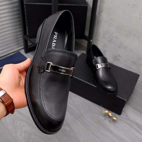 Cheap Prada Leather Shoes For Men #1116898 Replica Wholesale [$92.00 USD] [ITEM#1116898] on Replica Prada Leather Shoes